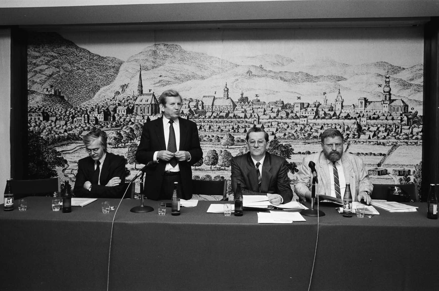 WEB Generalversammlung der ARGE Eigenheim in Baden am 25. April 1989 (Amt der NÖ Landesregierung)